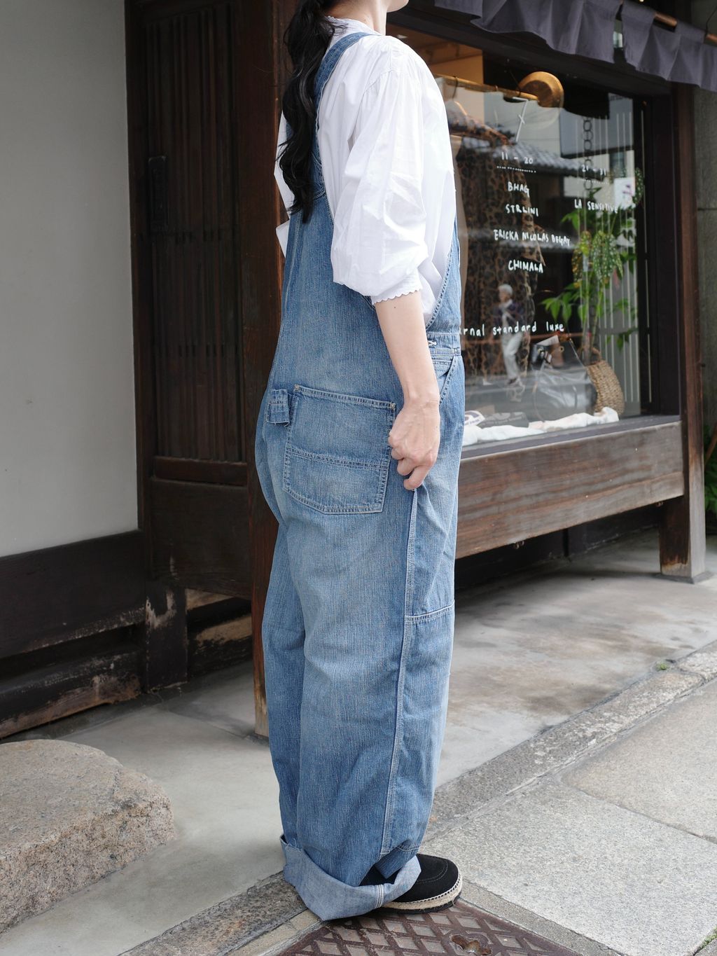 chimala】 8.5OZ W WIDTH DENIM OVERALLのコーディネートスナップ（A.Y