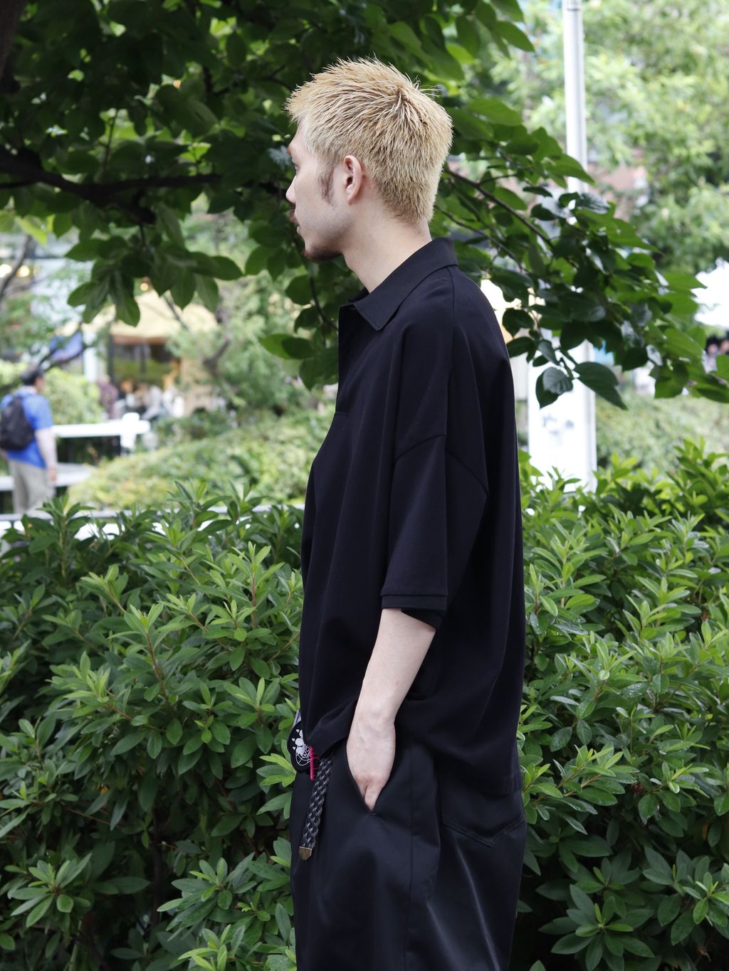 NAMELESSNESS / ネームレスネス Pique Knit ポロシャツの