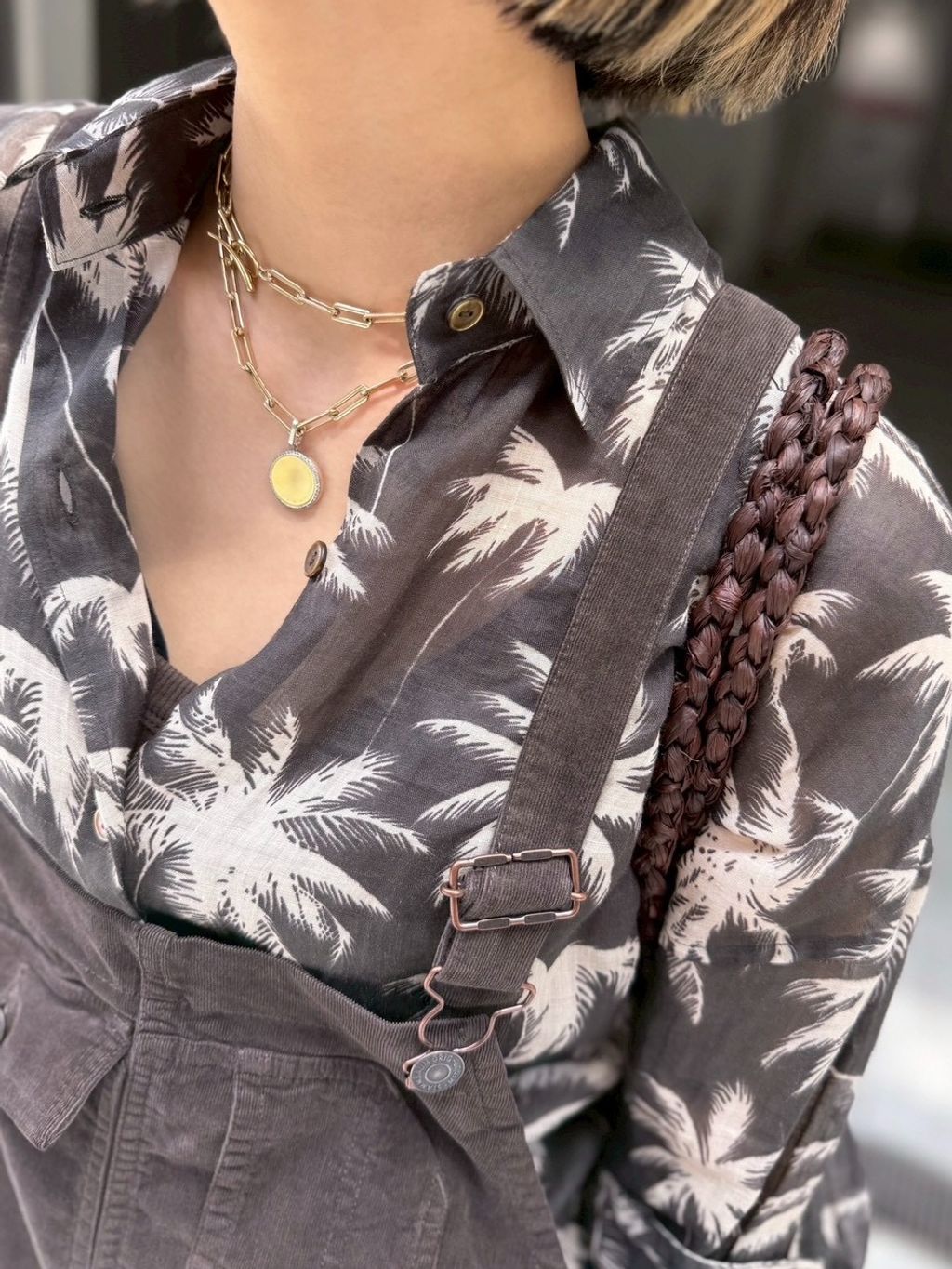 STAMMBAUM/シュタンバウム】 Corduroy Overallのコーディネート