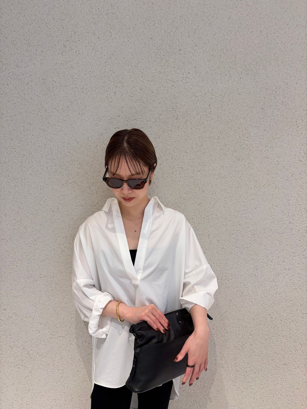 R'IAM FEMME シャツのコーディネートスナップ（ERI）｜Plage