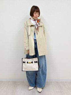 Higuchi*S ビーバーオーバージャケットのコーディネートスナップ（aki