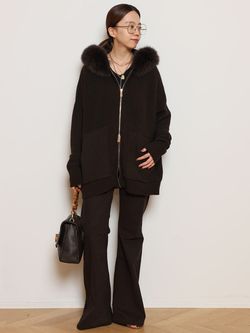 BRUNO CARLO/ブルーノ カルロ】KNIT フーディ（ニット／セーター