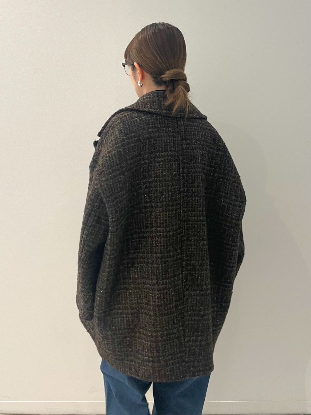 LA TORRE チェックコートのコーディネートスナップ（saori）｜IENA