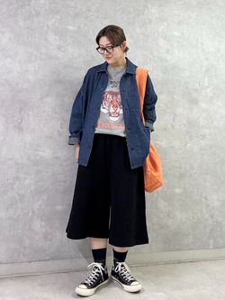 10OZデニム カバーオールのコーディネートスナップ（M.F）｜journal