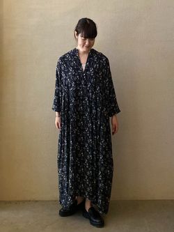 フラワー ampleプルワンピースのコーディネートスナップ（A.S