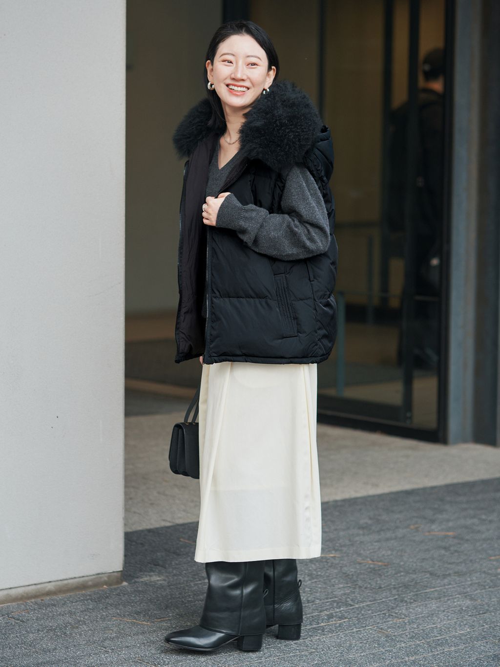 YVES SALOMON イヴ サロモン ダウンベスト 25WAG00565DOTM/VESTの