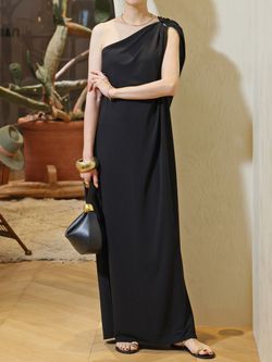 Col Pierrot/コル ピエロ】One shoulder maxi ワンピース（ワンピース