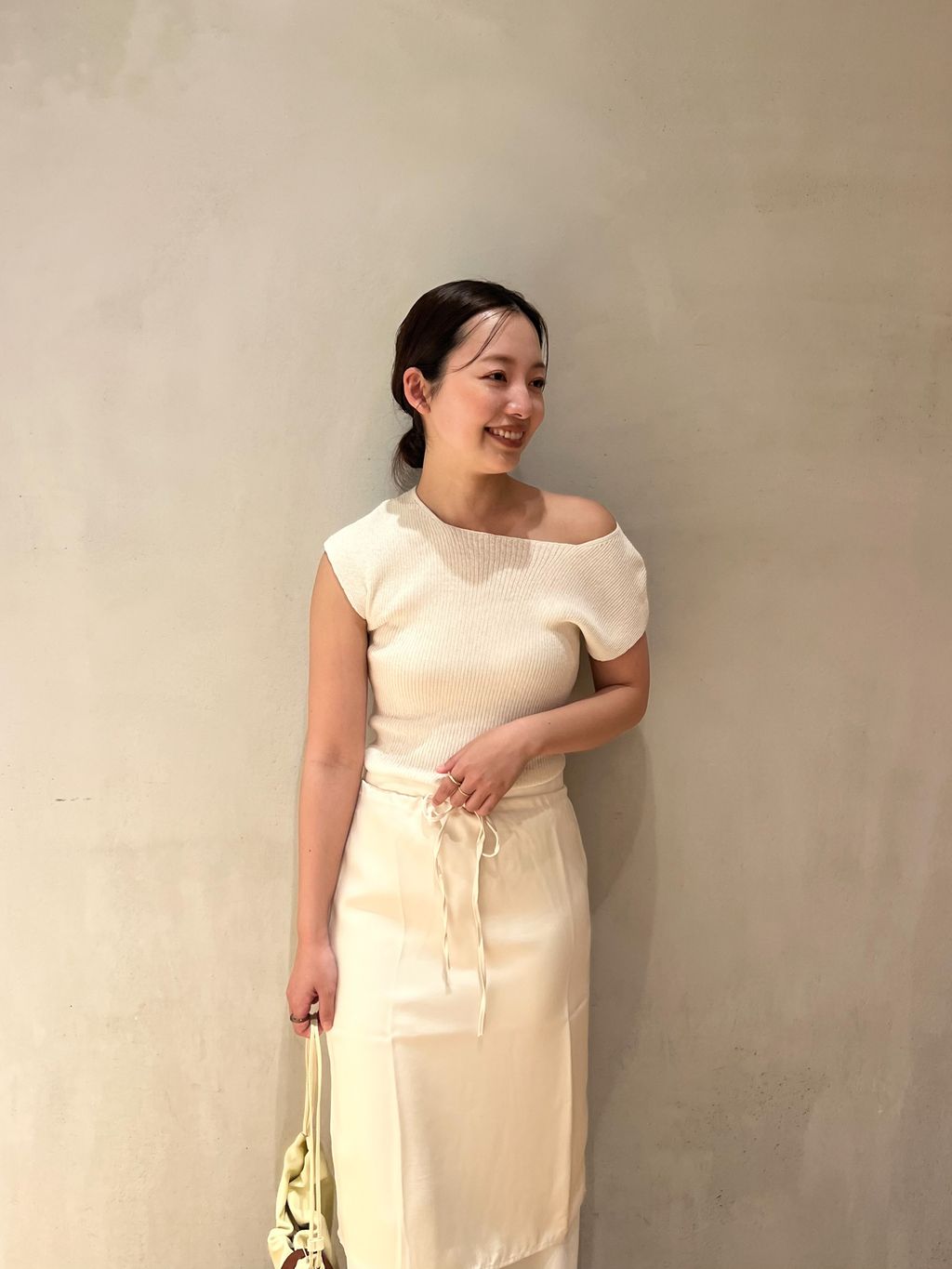 le / ル 別注 RIBBED CAP SLEEVELESS KNIT トップスのコーディネート
