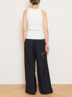 LOREL RIB タンクトップ　グレー LOREL RIB タンクトップ（タンクトップ）｜MUSE de Deuxieme Classe