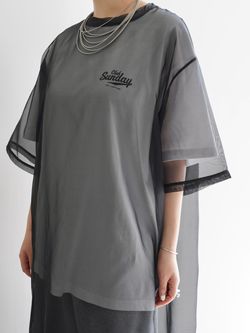SUNDAY Sheer T-ワンピースのコーディネートスナップ（Y.S）｜journal