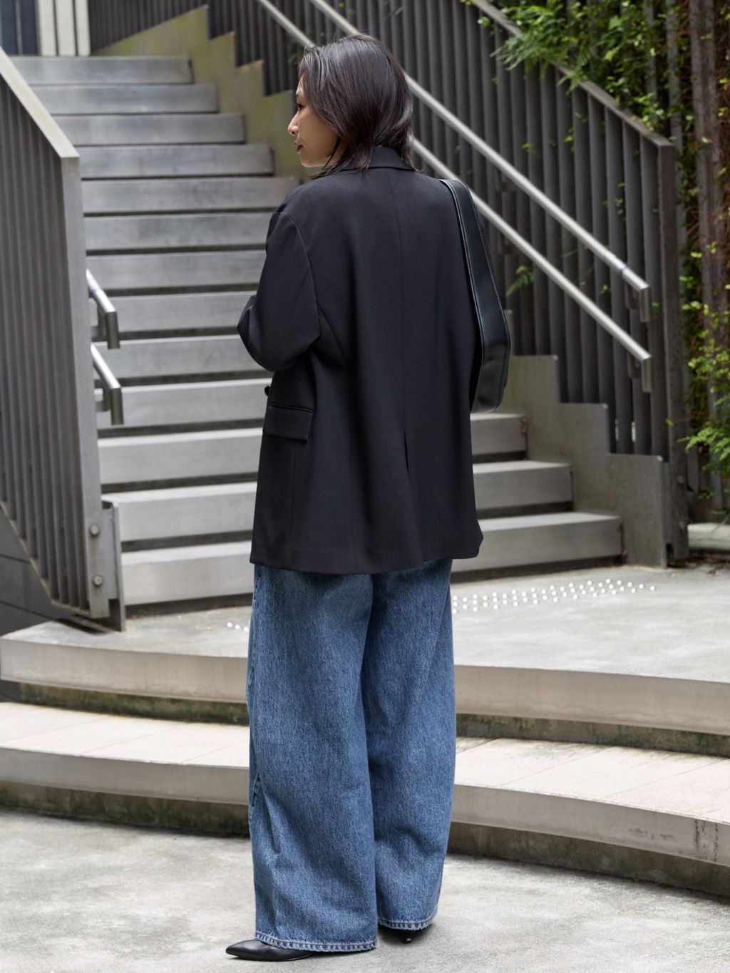 追加3》ウールライクストレッチジャケットのコーディネートスナップ