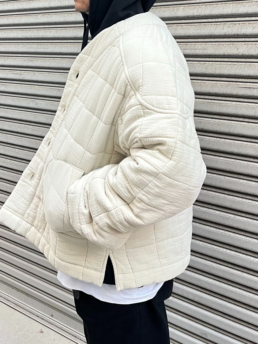 vowels / バウルズ ICON SPELL OUT HOODIEのコーディネートスナップ