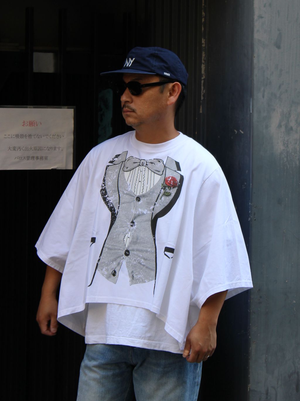 doublet / ダブレット WISM別注 TUXEDO BALLOON T-SHIRTの