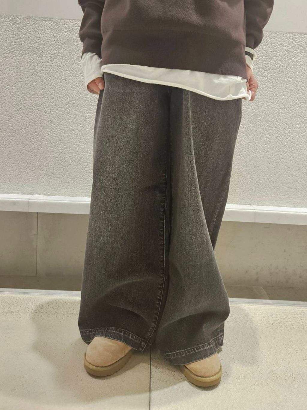 追加3》S160スタンドカラーショートコートのコーディネートスナップ