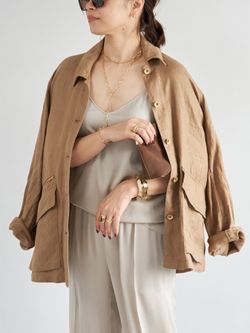 OGLINEN COVERALL ジャケットのコーディネートスナップ（KANAGAWA