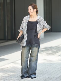 予約》10.7OZ DENIM PAINTER パンツのコーディネートスナップ（sangu