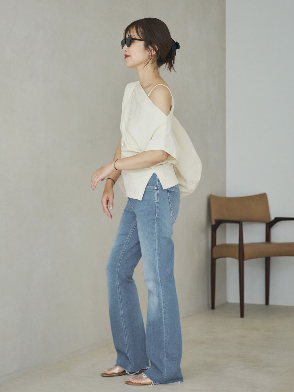 CLOSED / クローズド Off shoulder トップスのコーディネートスナップ