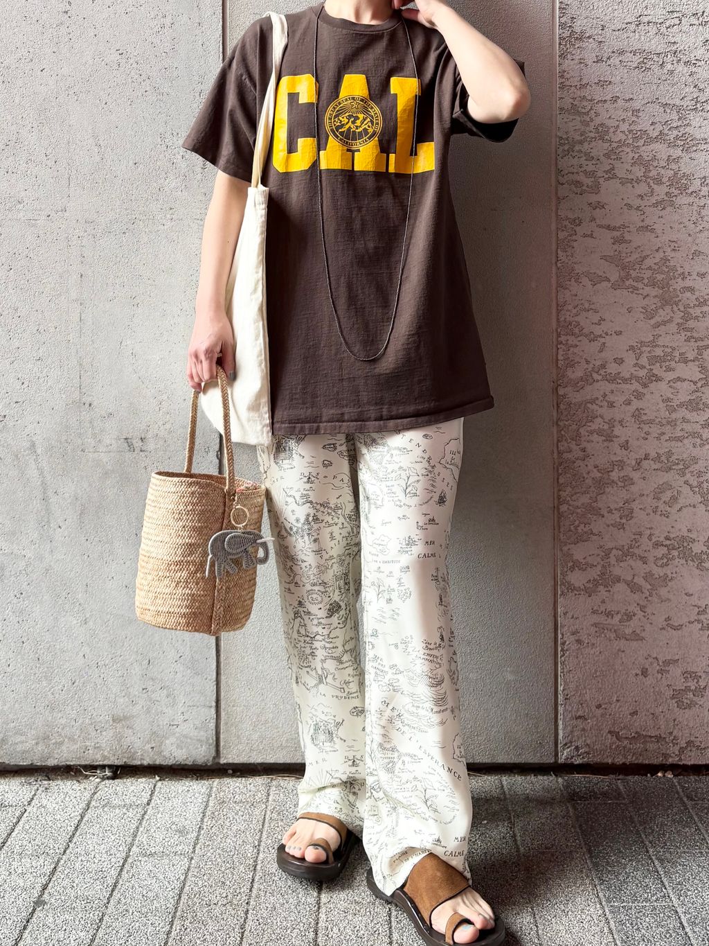 SLOPPY PRINT LOGO TEEのコーディネートスナップ（K.H）｜journal