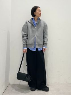 フーディーコンパクトブルゾンのコーディネートスナップ（MATSU 
