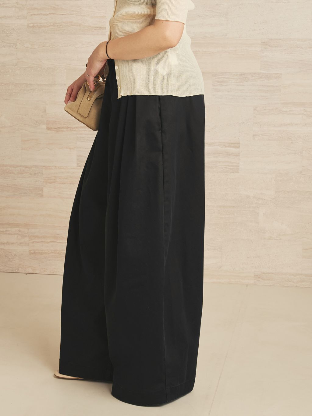 R'IAM RIB SEER カーディガンのコーディネートスナップ（yoshie