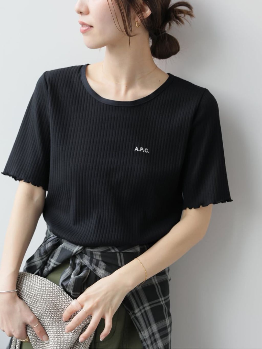 追加予約》【A.P.C./アー・ペー・セー】T-SHIRT TRACY-JERSEY：Tシャツ