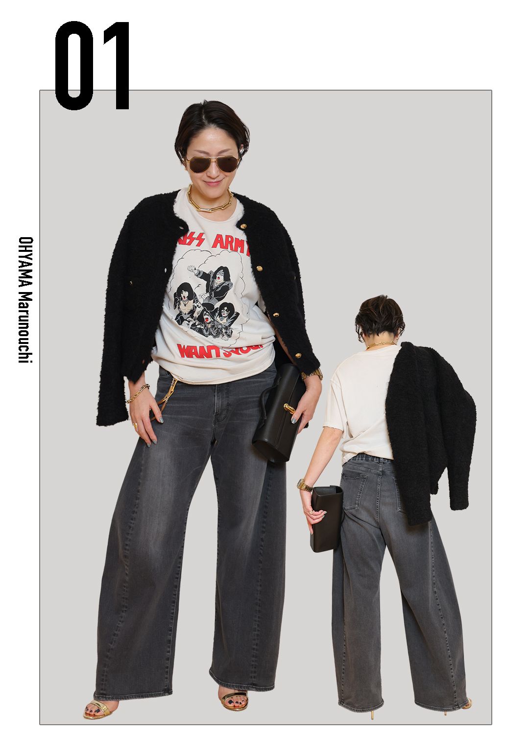 美品✨MUSE de Deuxieme Classe メイドウォーン Tシャツ MADE WORN/メイドウォーン】AC/DC ショートスリーブ Tシャツ（Tシャツ