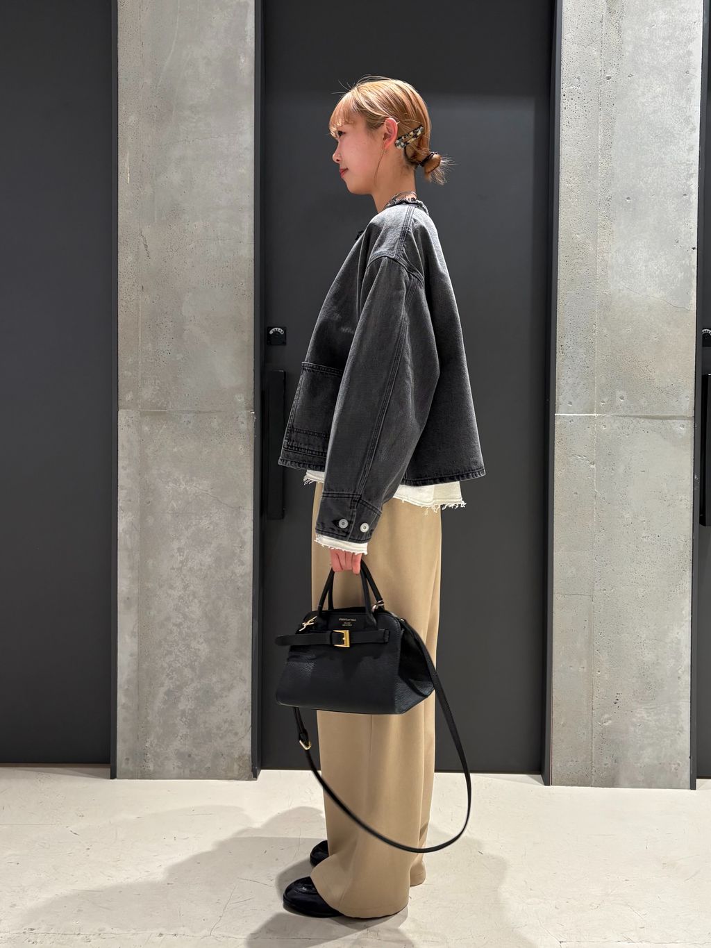 追加》ワーカーズジャケットのコーディネートスナップ（Moeka