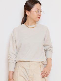 CAPRI クルーネックプルオーバーのコーディネートスナップ（HASE