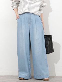 リラックスイージーワイドデニムのコーディネートスナップ（makoto