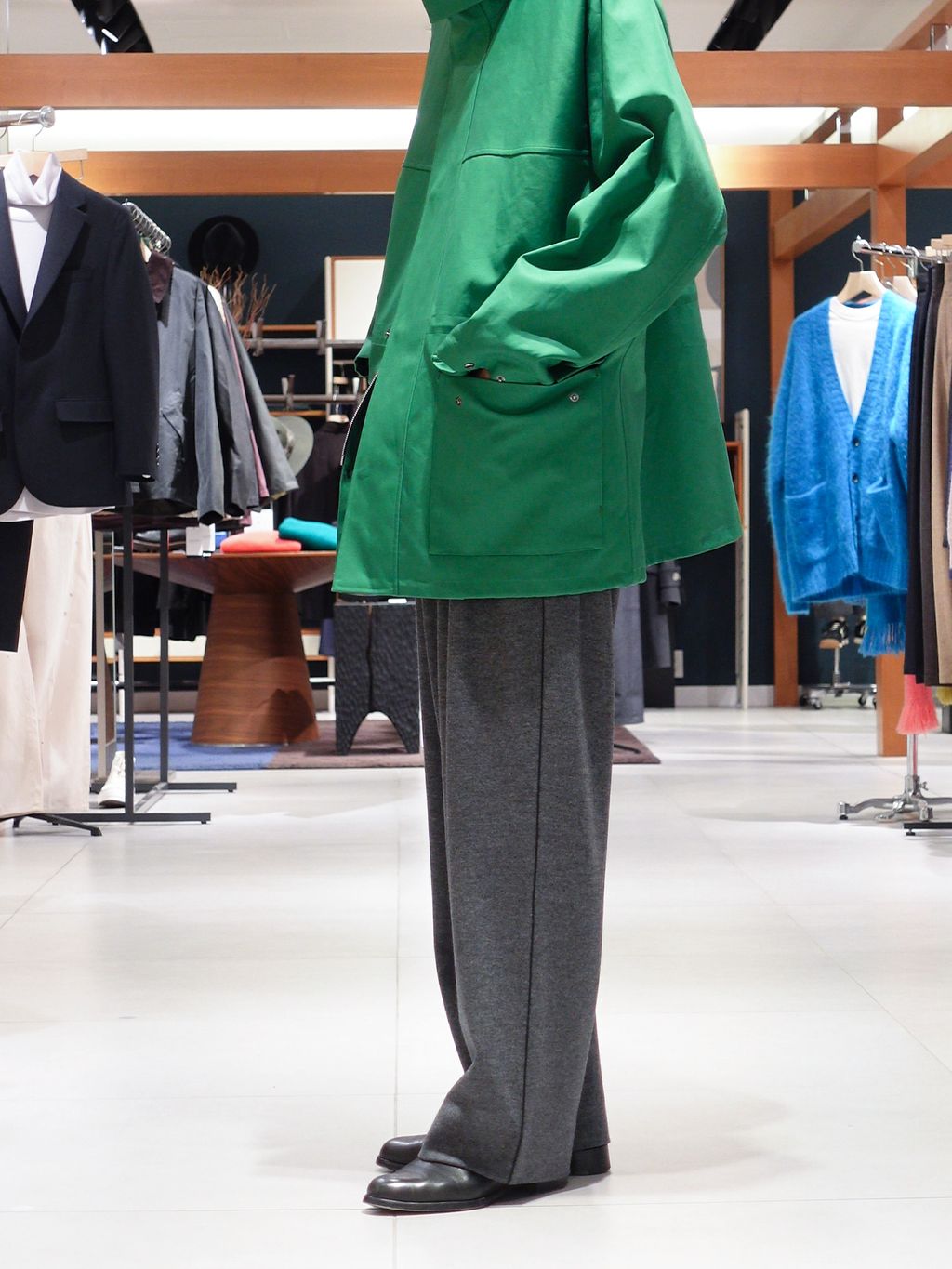 AURALEE (オーラリー) HIGH-DENSITY BONDED COTTON GABARDINE BLOUSON