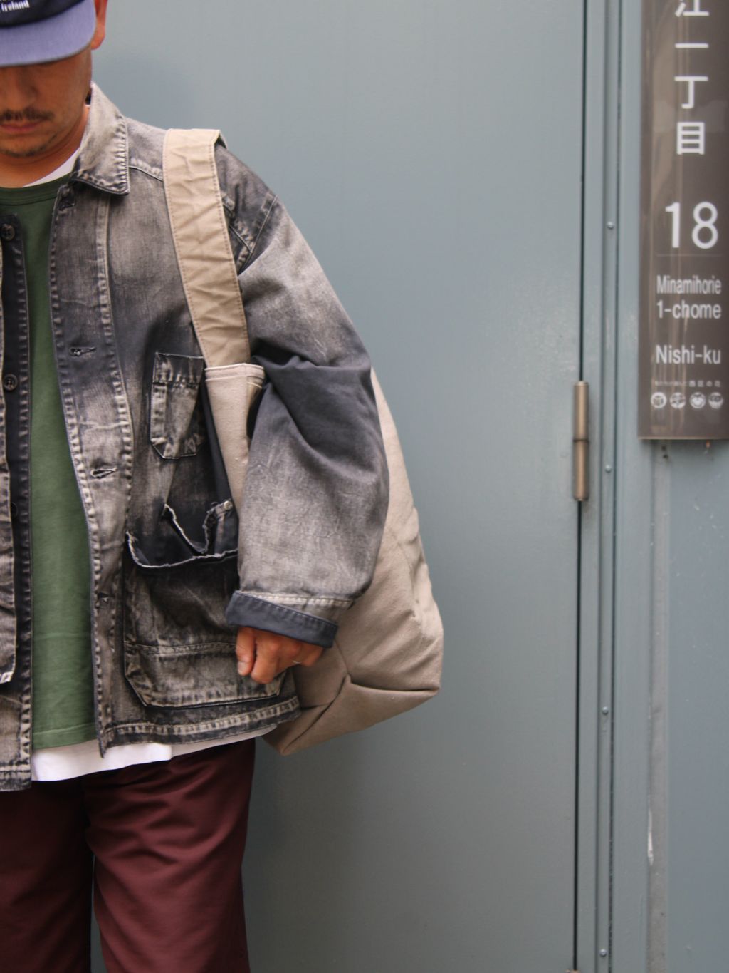 ANCELLM / アンセルム WISM別注 AGING COVERALL JACKETの