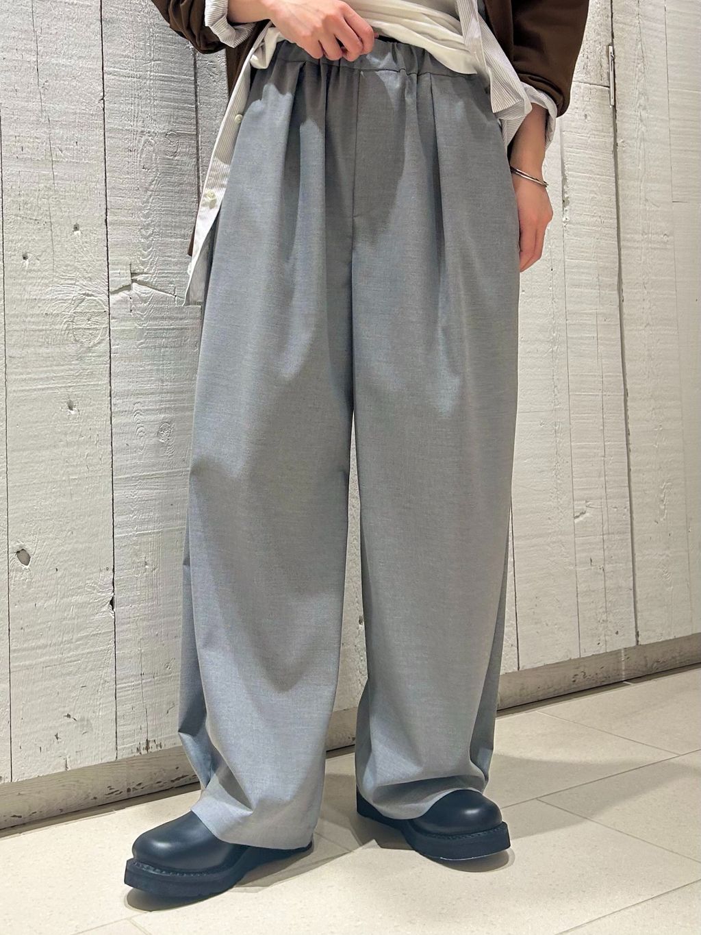 ジャーナルスタンダードラックス TRツイルストレッチタックパンツ