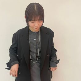 レースオーバージャケットのコーディネートスナップ（rei）｜NOBLE