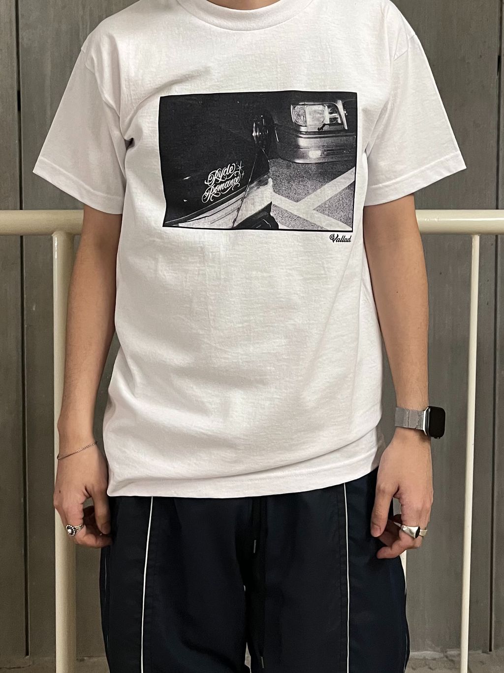 VALLAD / バラッド × JOE × CARSERVICE / RYDE ROMANCE TEEの