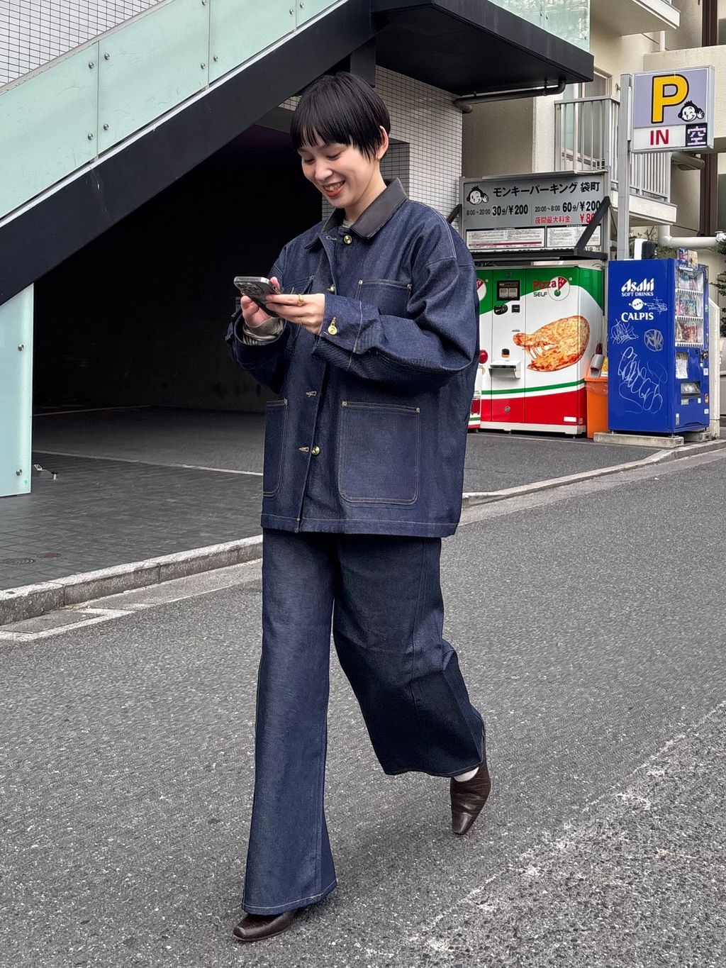 デニム フィールドジャケットのコーディネートスナップ（TOYAMA