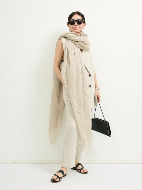 ECOTTONY NYLON TRENCH COATのコーディネートスナップ（BUYER.Y）｜L