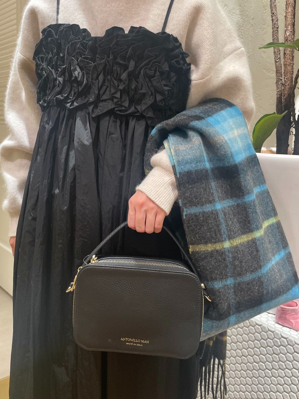 タグ付き未使用 スローブイエナ　ウォッシャブルファーリーダブルフェイスタートル SLOBE IENA（スローブイエナ） ニット セーター 「追加