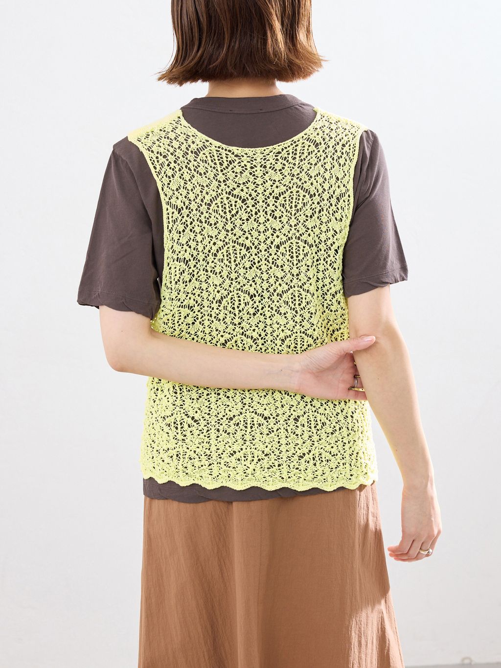 追加》enrica/エンリカ レースガラKNIT ニット KNIT 225の