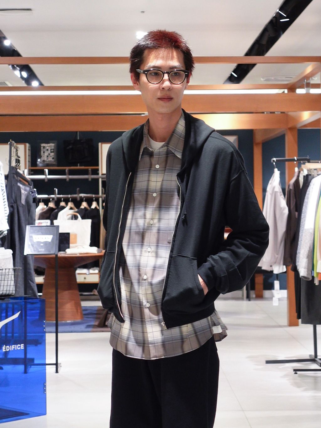 AURALEE (オーラリー) HIGH TWIST LIGHT SWEAT ZIP PARKAの