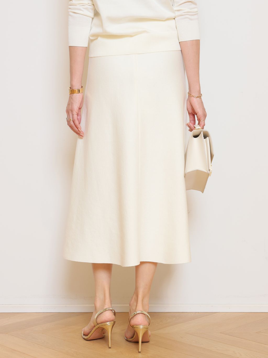 MUSE de Deuxieme Classe GIZA FLARE スカート GIZA FLARE スカートのコーディネートスナップ（MUSE）｜MUSE de