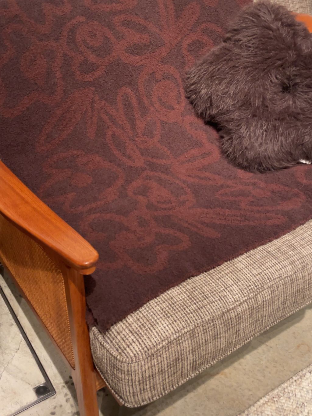 CHENILLE YARN BLANKET L ブランケットのコーディネートスナップ