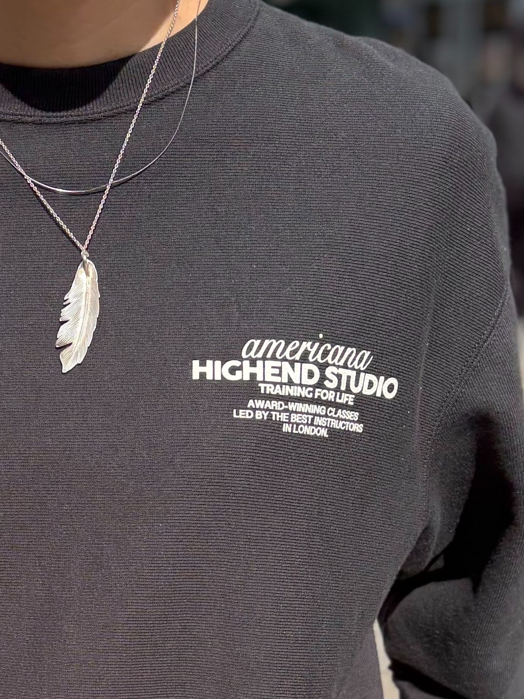 AMERICANA/アメリカーナ】 HALF SLEEVE SWEATのコーディネートスナップ