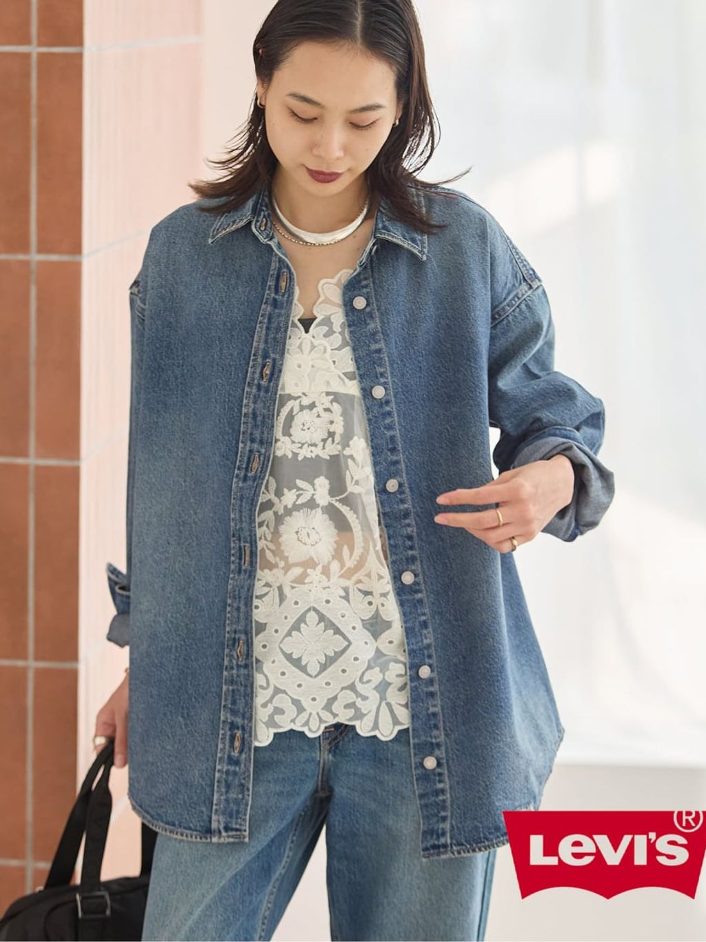 予約》別注【LEVI'S(R)/リーバイス(R)】for JS WOVEN DENIM SHIRTの