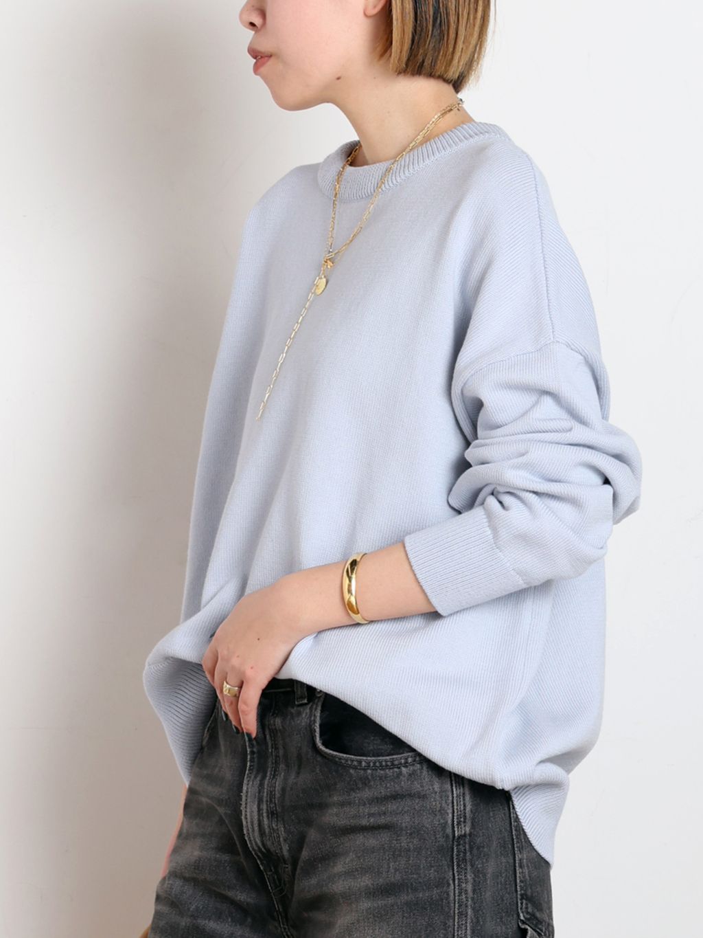 ベーシックニットのコーディネートスナップ（MAE）｜AP STUDIO