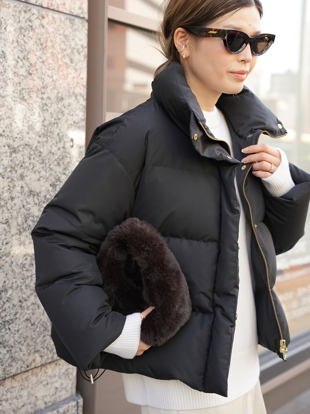 Short ダウン ジャケットのコーディネートスナップ（HIRO）｜Deuxieme