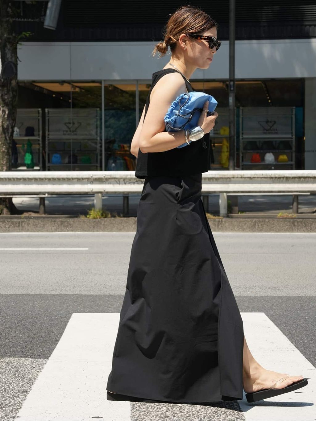 CELERI CROPPED タンクトップのコーディネートスナップ（HIRO