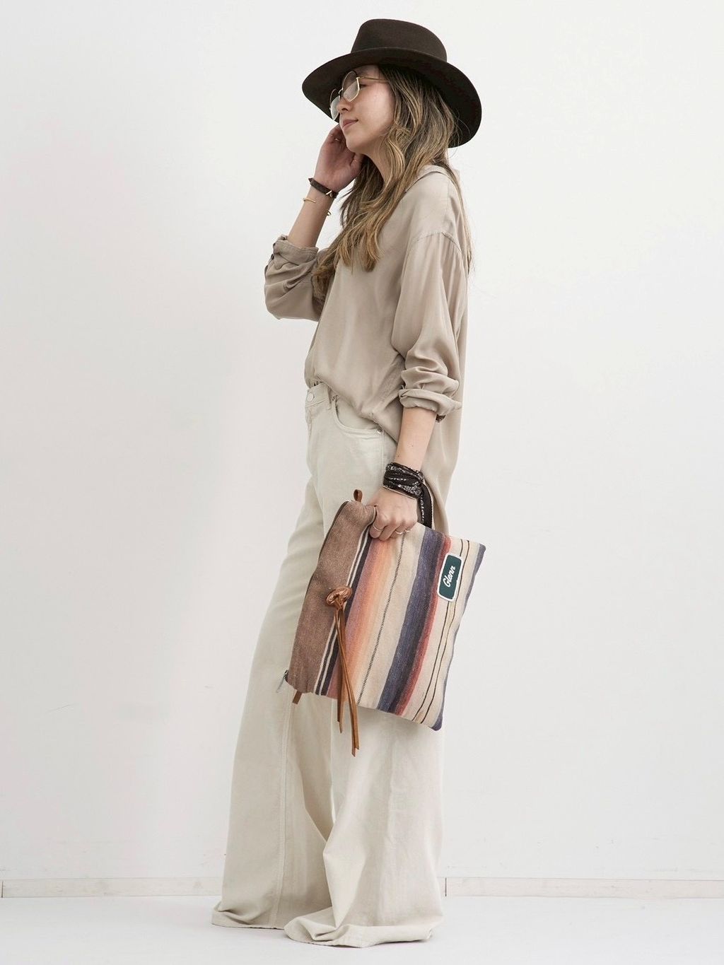 Cupro Rayon 2way Shirtsのコーディネートスナップ（BUYER.N）｜L