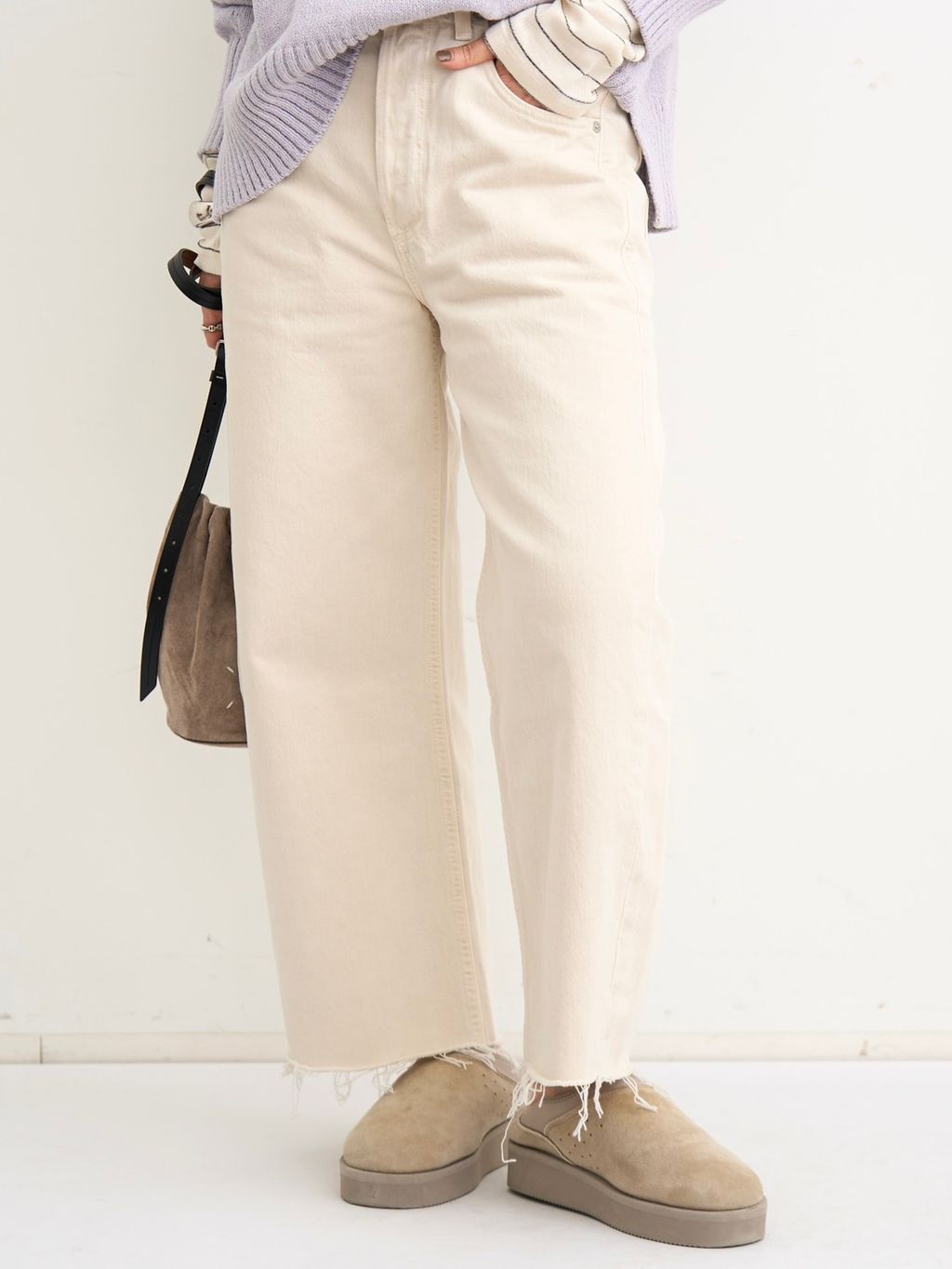COTTON BF KNITのコーディネートスナップ（STAFF K）｜L'Appartement
