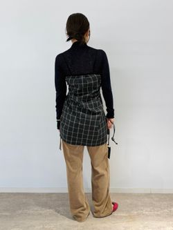 ネルチェックシャツのコーディネートスナップ（miyu）｜EDIT. FOR LULU