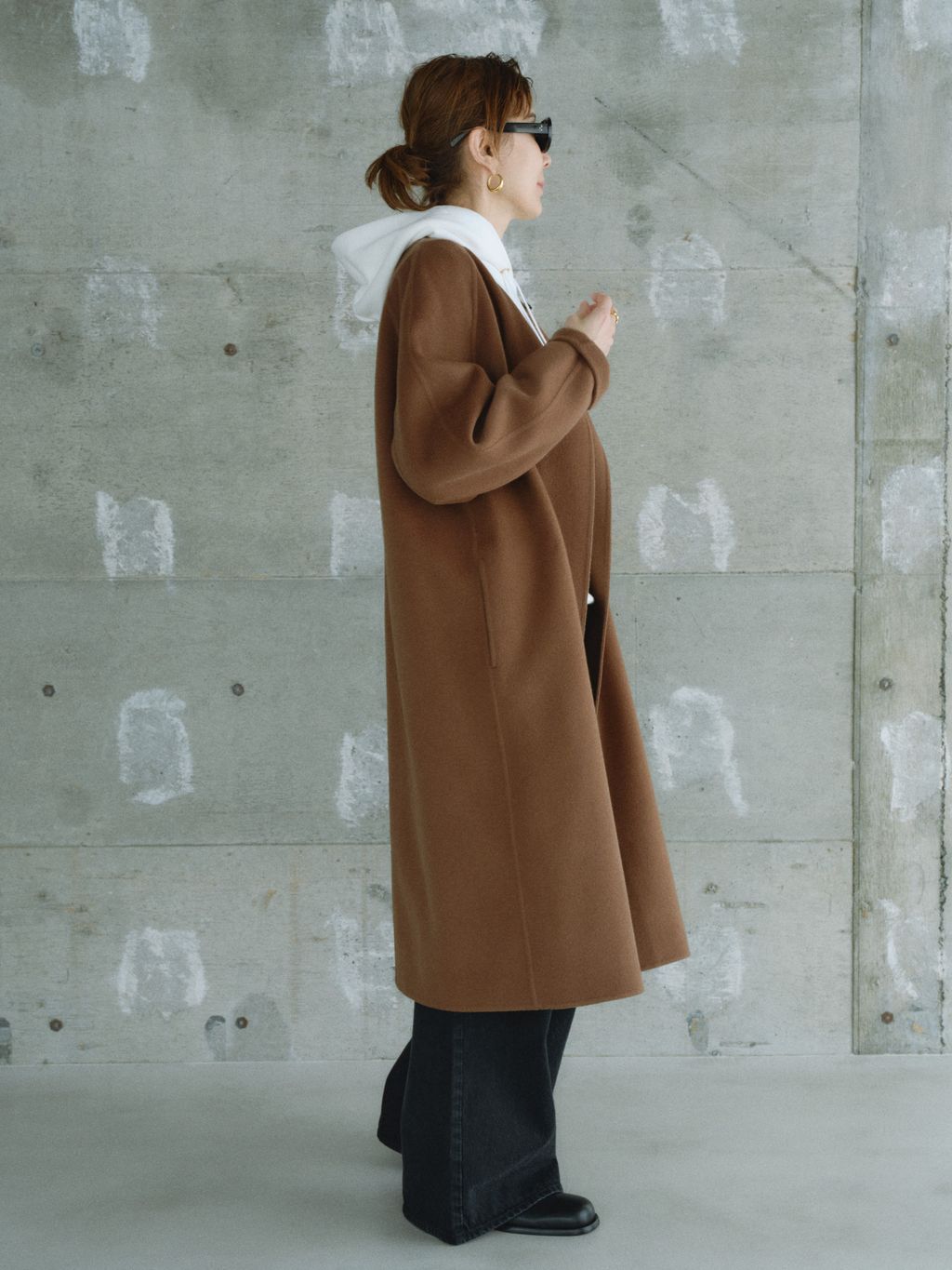 シャルムビーバーコートのコーディネートスナップ（VERMEIL Online